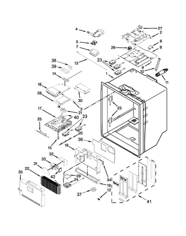 Refrigerator liner parts