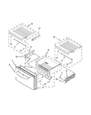 Freezer door parts
