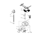 Kenmore Elite 66512813K312 pump, washarm and motor parts diagram