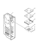 Freezer liner parts
