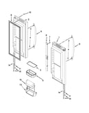 Refrigerator door parts