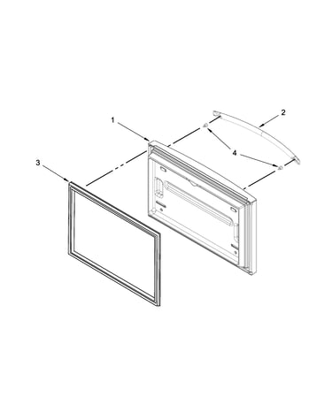 Freezer door parts