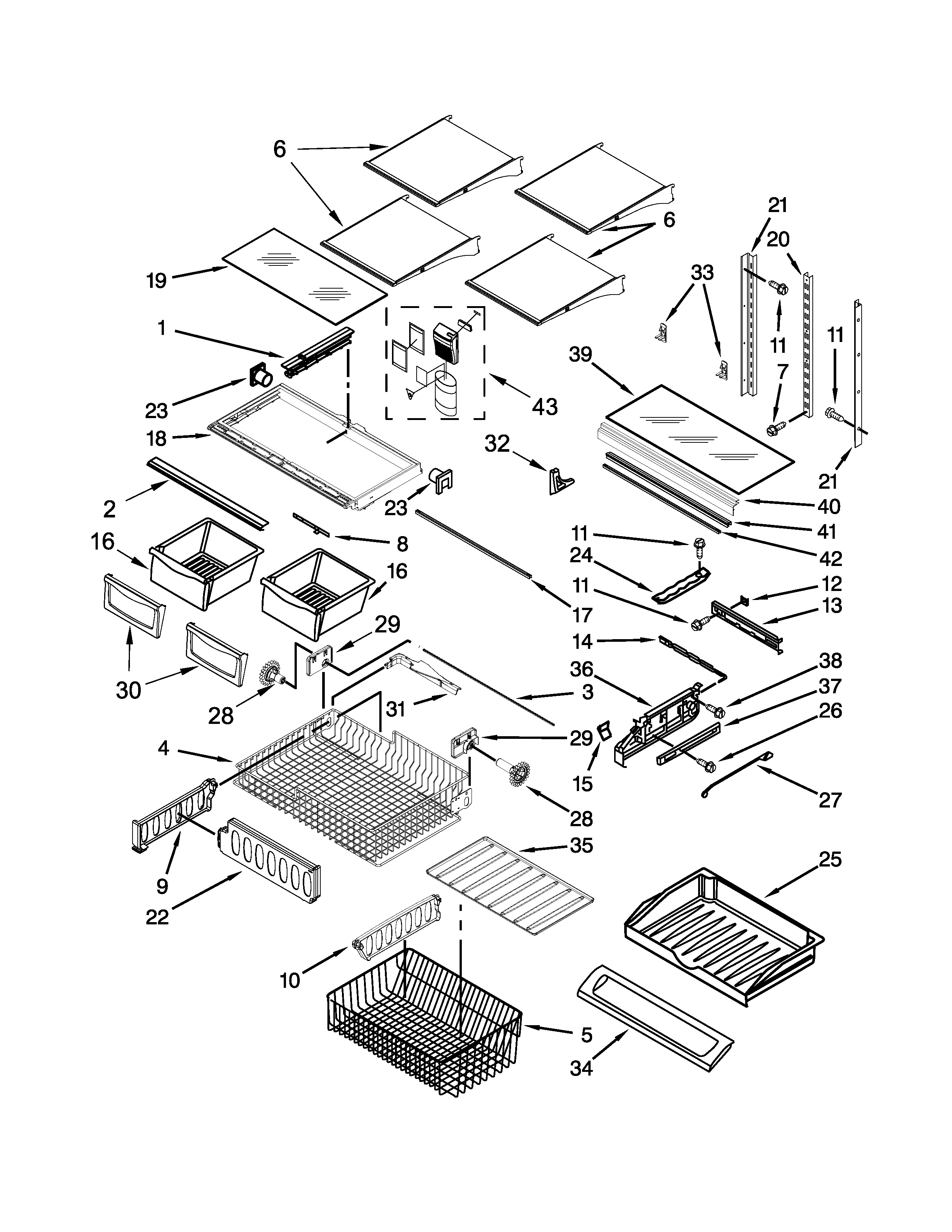 SHELF PARTS