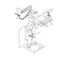 Kenmore 1105072012 controls and water inlet parts diagram