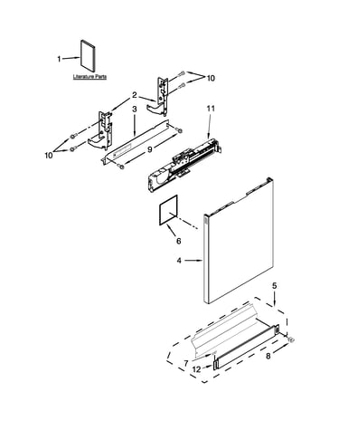 Door and panel parts
