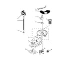 Kenmore 66513409N410 pump, washarm and motor parts diagram