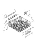 Upper rack and track parts