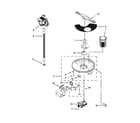 Kenmore 66513093N410 pump, washarm and motor parts diagram