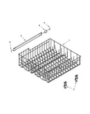 Upper rack and track parts