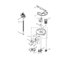 Kenmore 66513223N410 pump, washarm and motor parts diagram