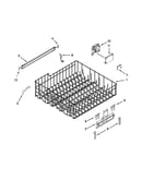 Upper rack and track parts