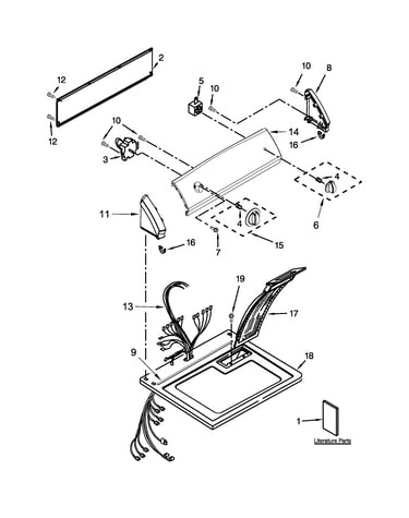 Top and console parts