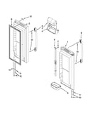 Refrigerator door parts