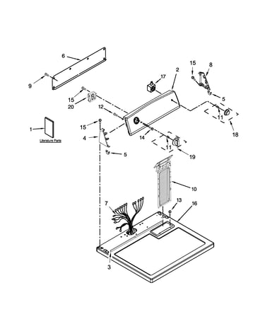 Top and console parts