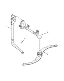 Upper wash and rinse parts
