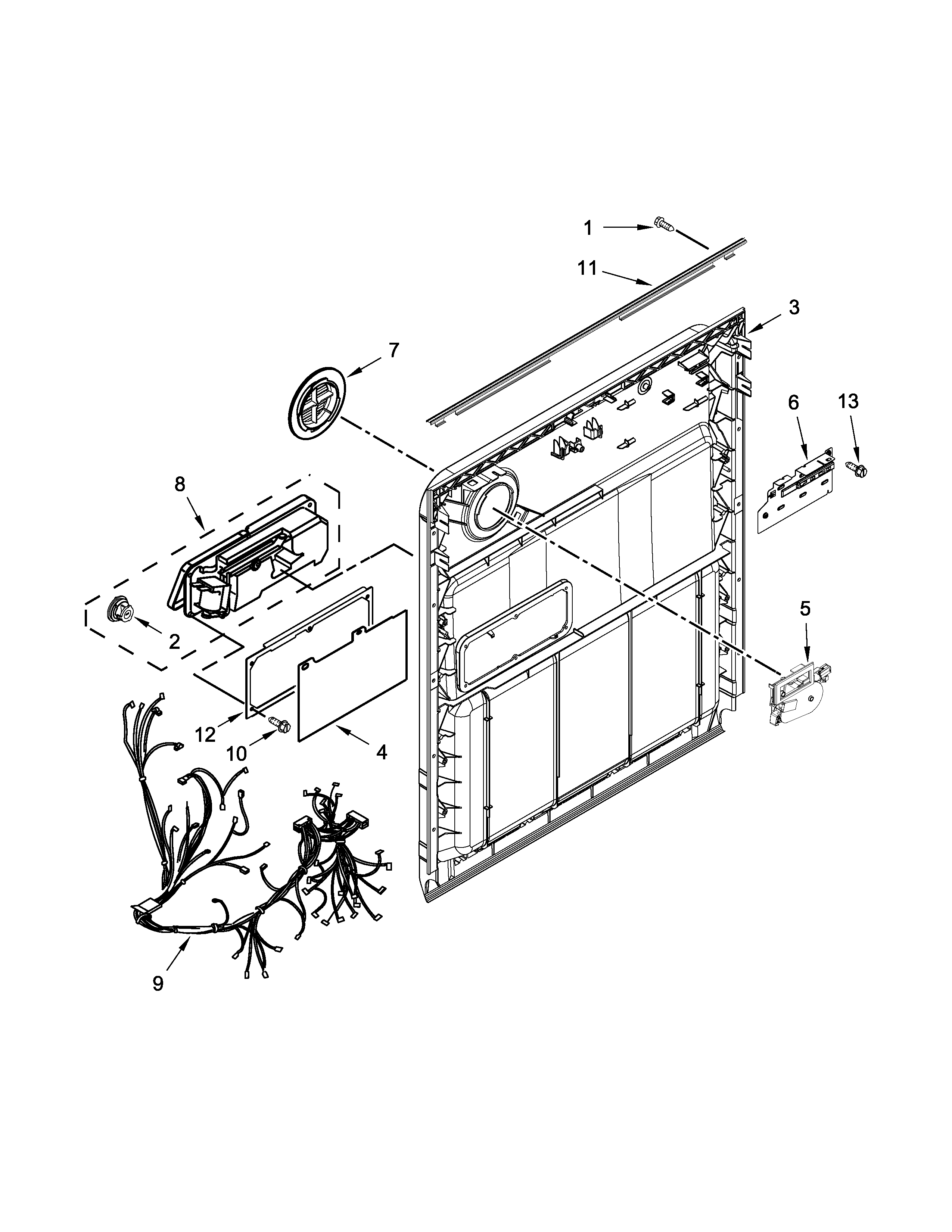 Inner door parts