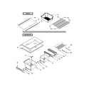 Kenmore 10670219410 shelf parts diagram
