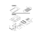 Kenmore 10660213410 shelf parts diagram