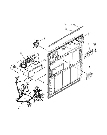 Inner door parts
