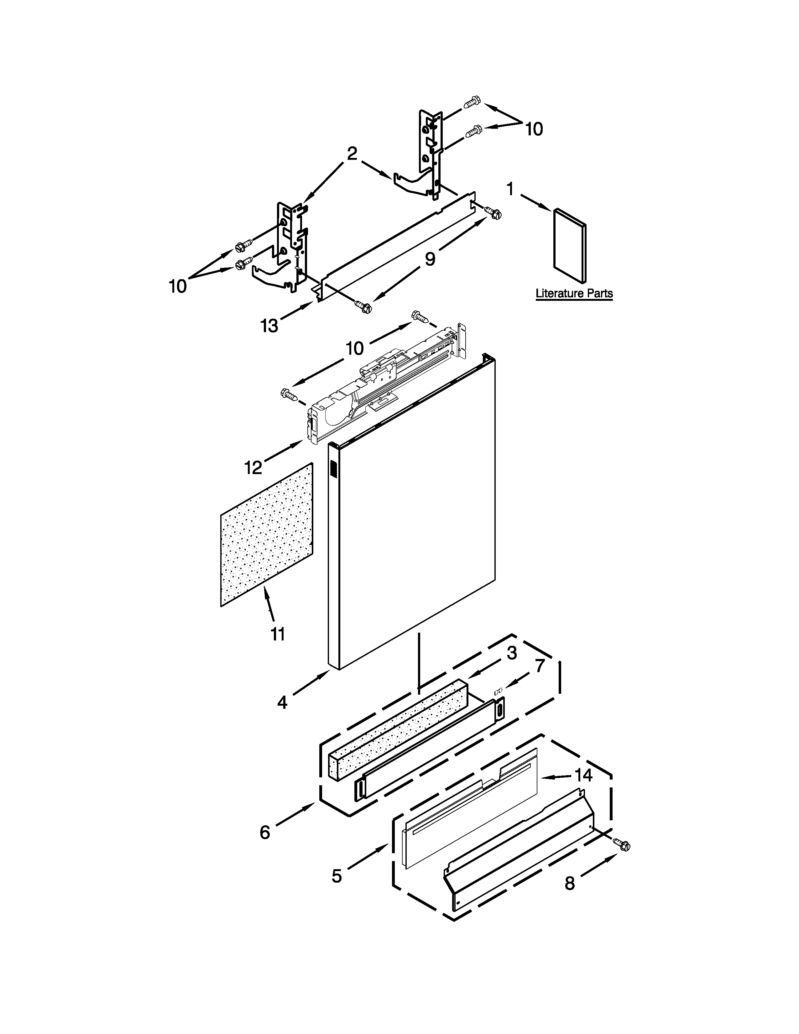 Door and panel parts