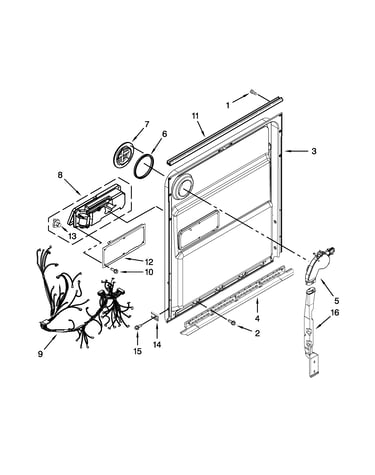 Inner door parts
