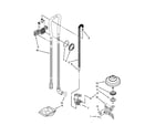 Kenmore Elite 66514043K010 fill, drain and overfill parts diagram