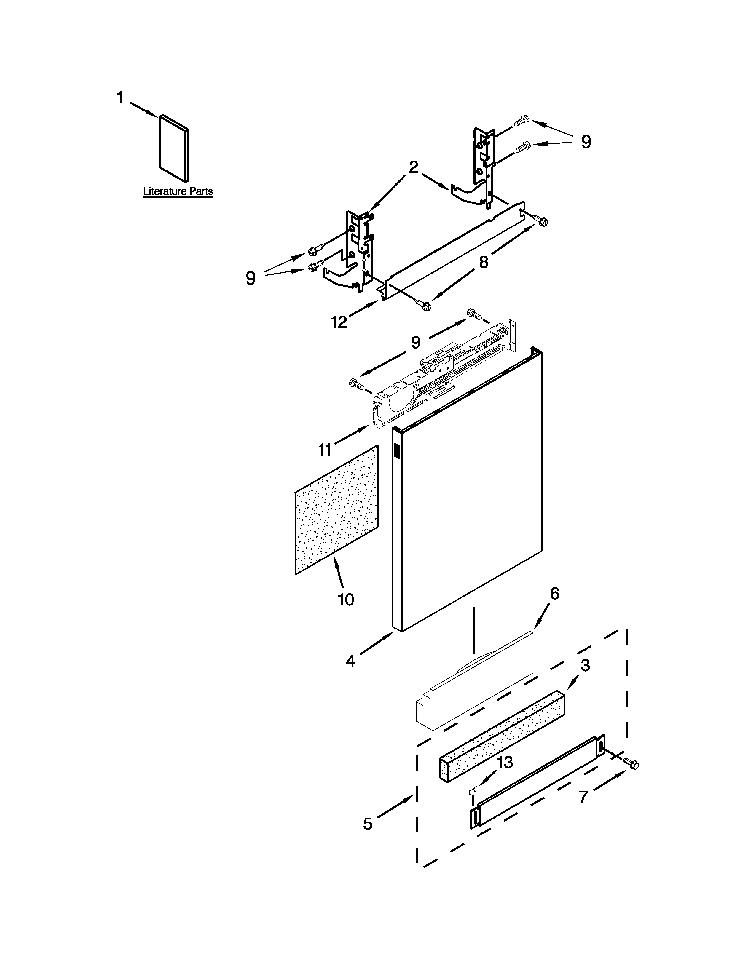 Door and panel parts