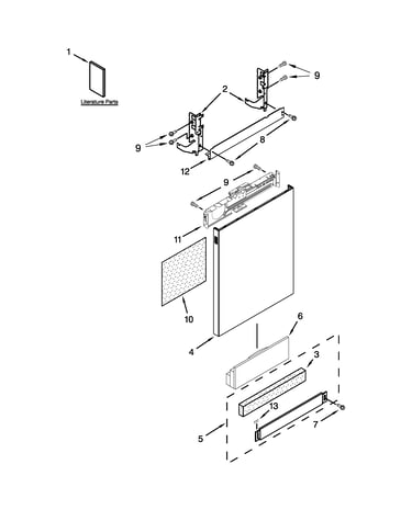Door and panel parts
