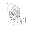 Kenmore 66513099N411 tub and frame parts diagram