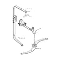 Kenmore 66513092N411 upper wash and rinse parts diagram