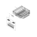 Kenmore 66513092N411 lower rack parts diagram