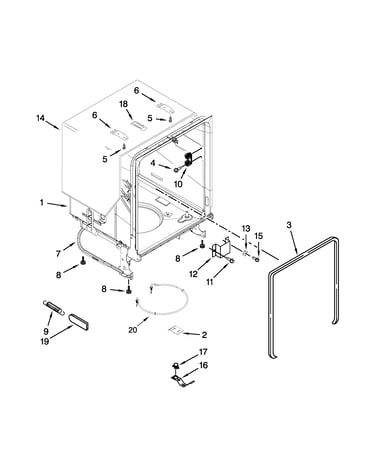 Tub and frame parts