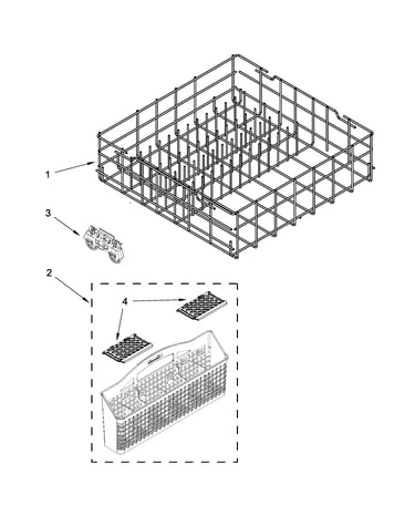 Lower rack parts