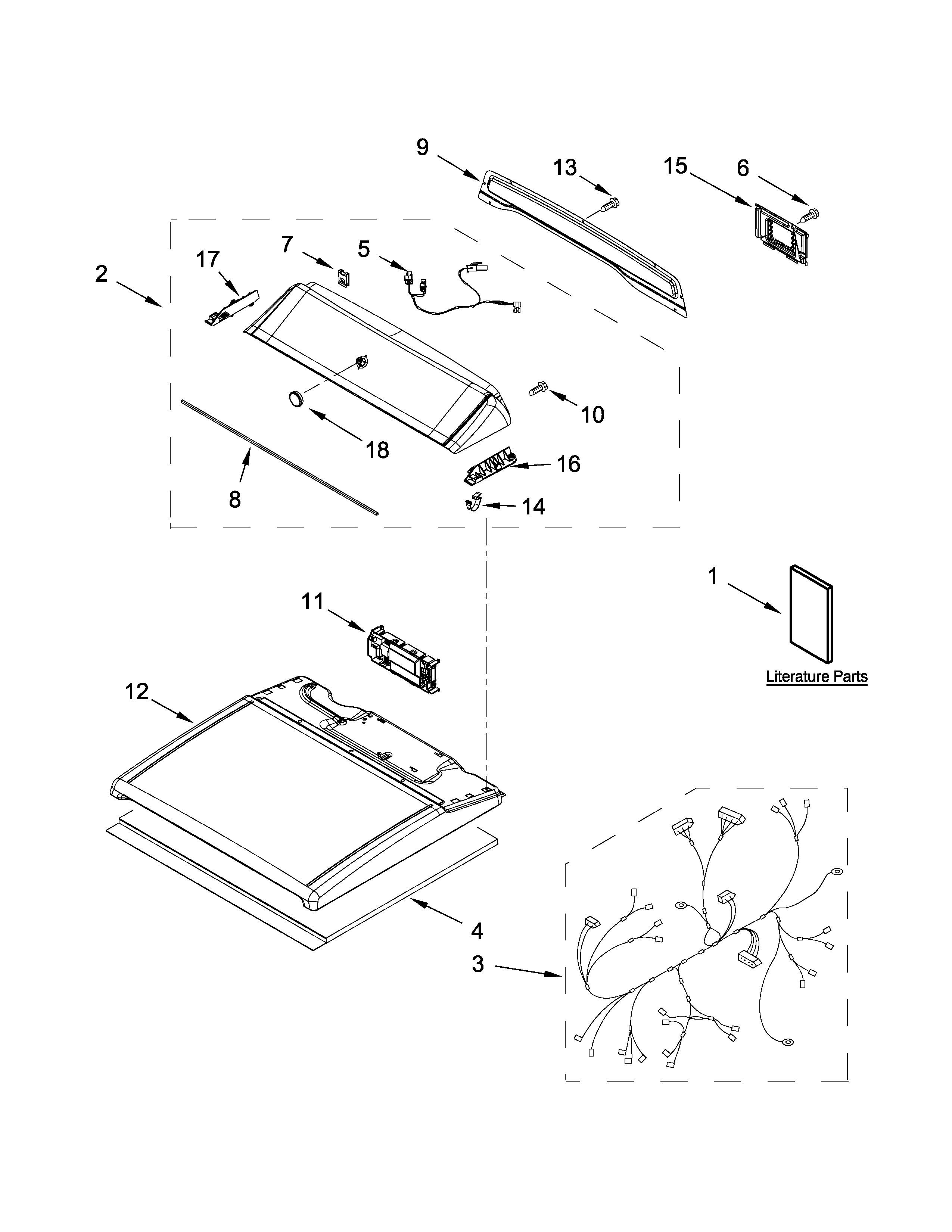 TOP AND CONSOLE PARTS