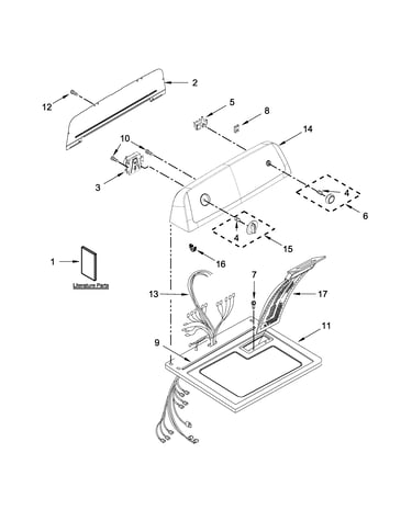 Top and console parts