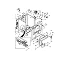 Kenmore 1107012510 cabinet parts diagram