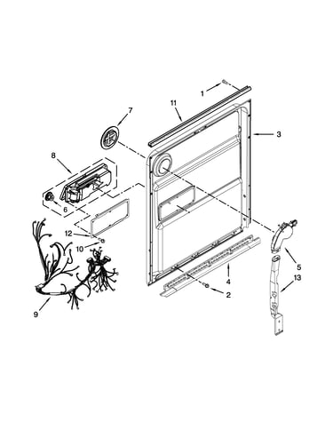 Inner door parts