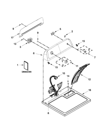 Top and console parts