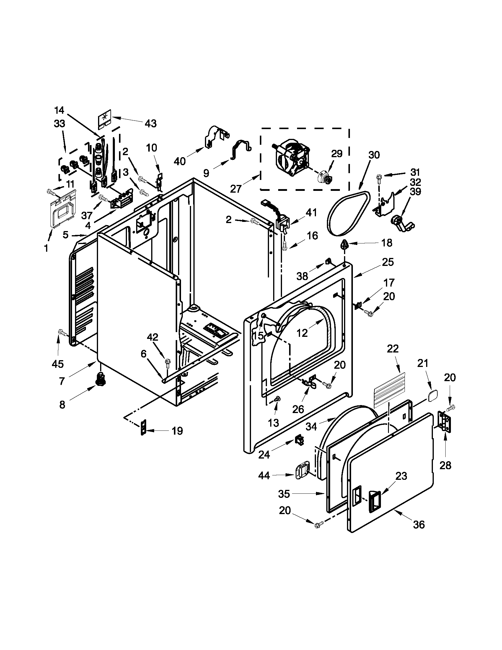 CABINET PARTS