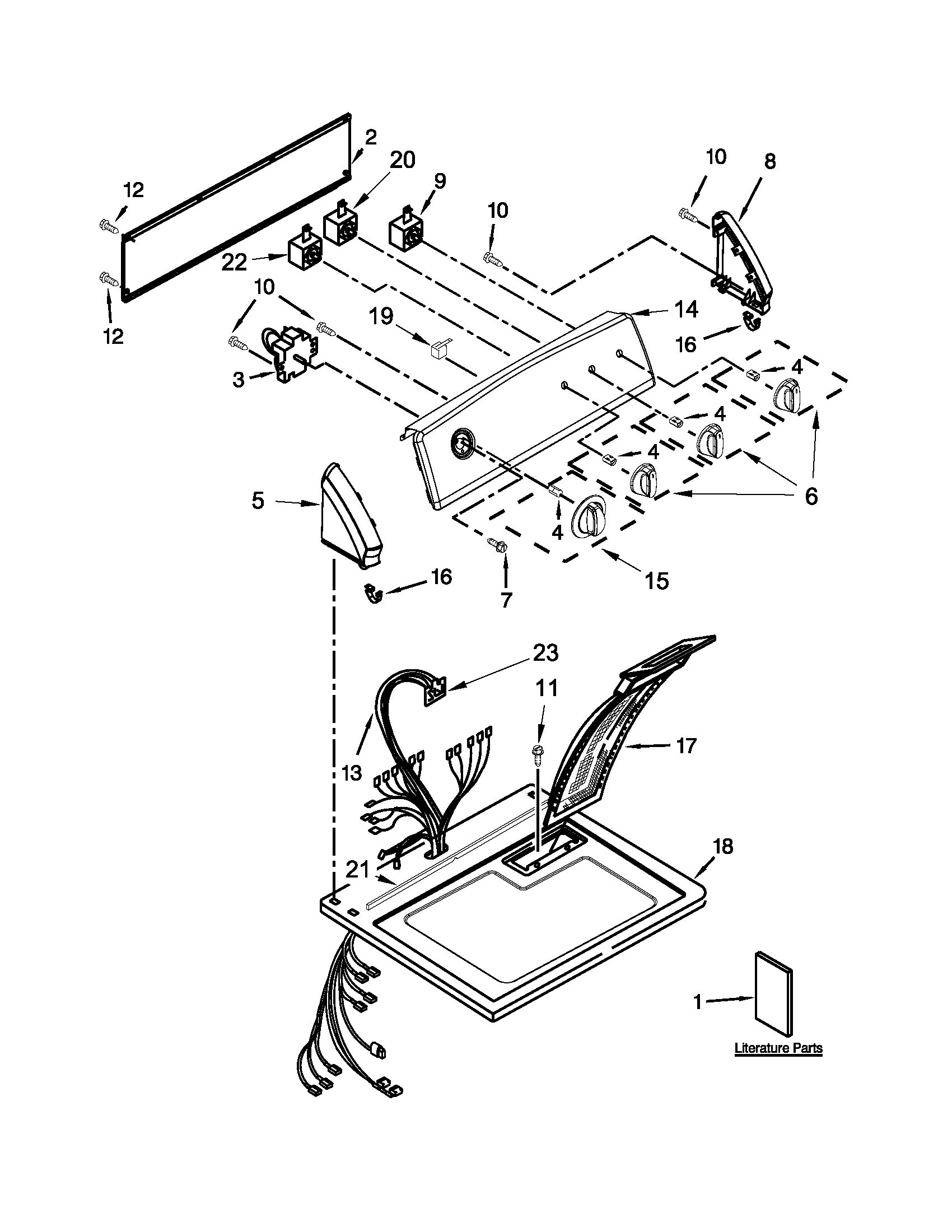 TOP AND CONSOLE PARTS
