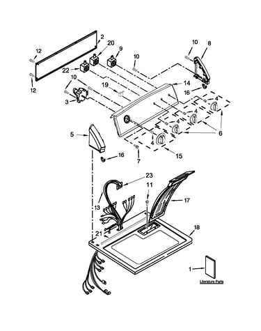 Top and console parts