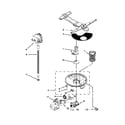 Kenmore Elite 66512783K312 pump, washarm and motor parts diagram
