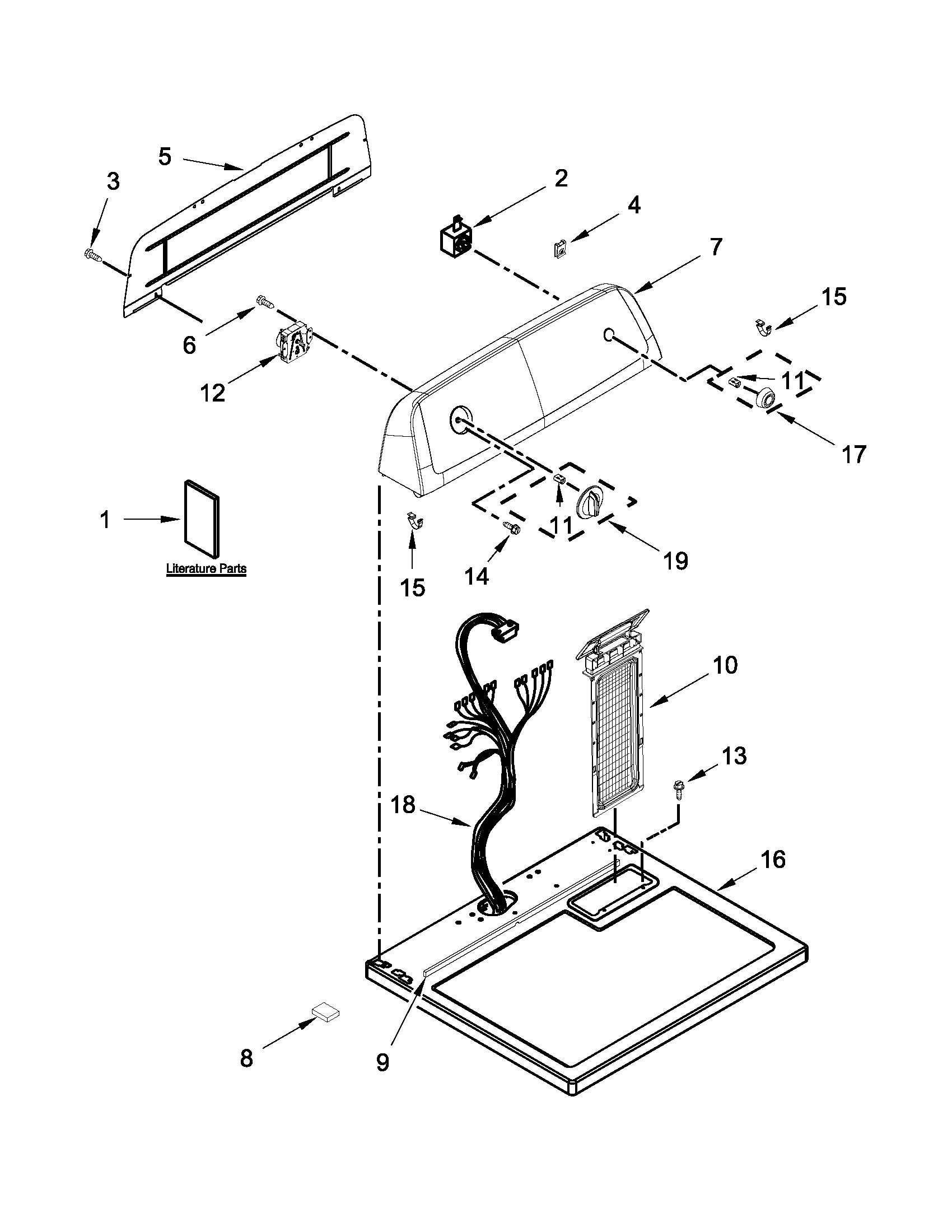 TOP AND CONSOLE PARTS