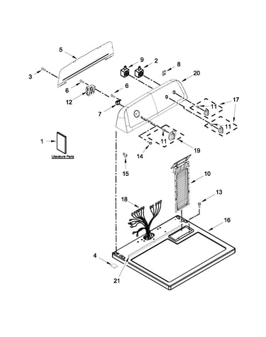 Top and console parts