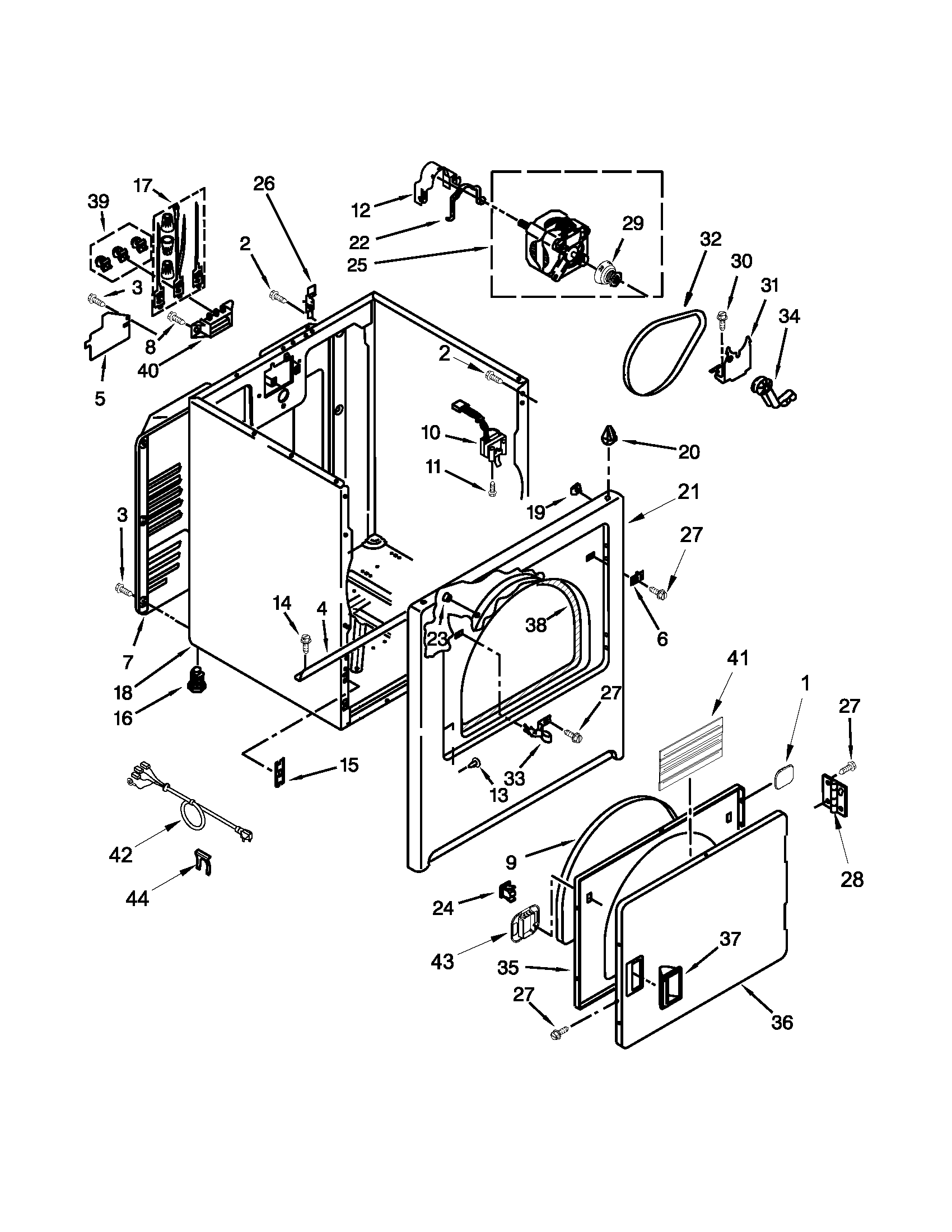 CABINET PARTS