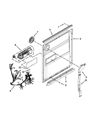 Inner door parts