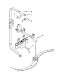 Upper wash and rinse parts