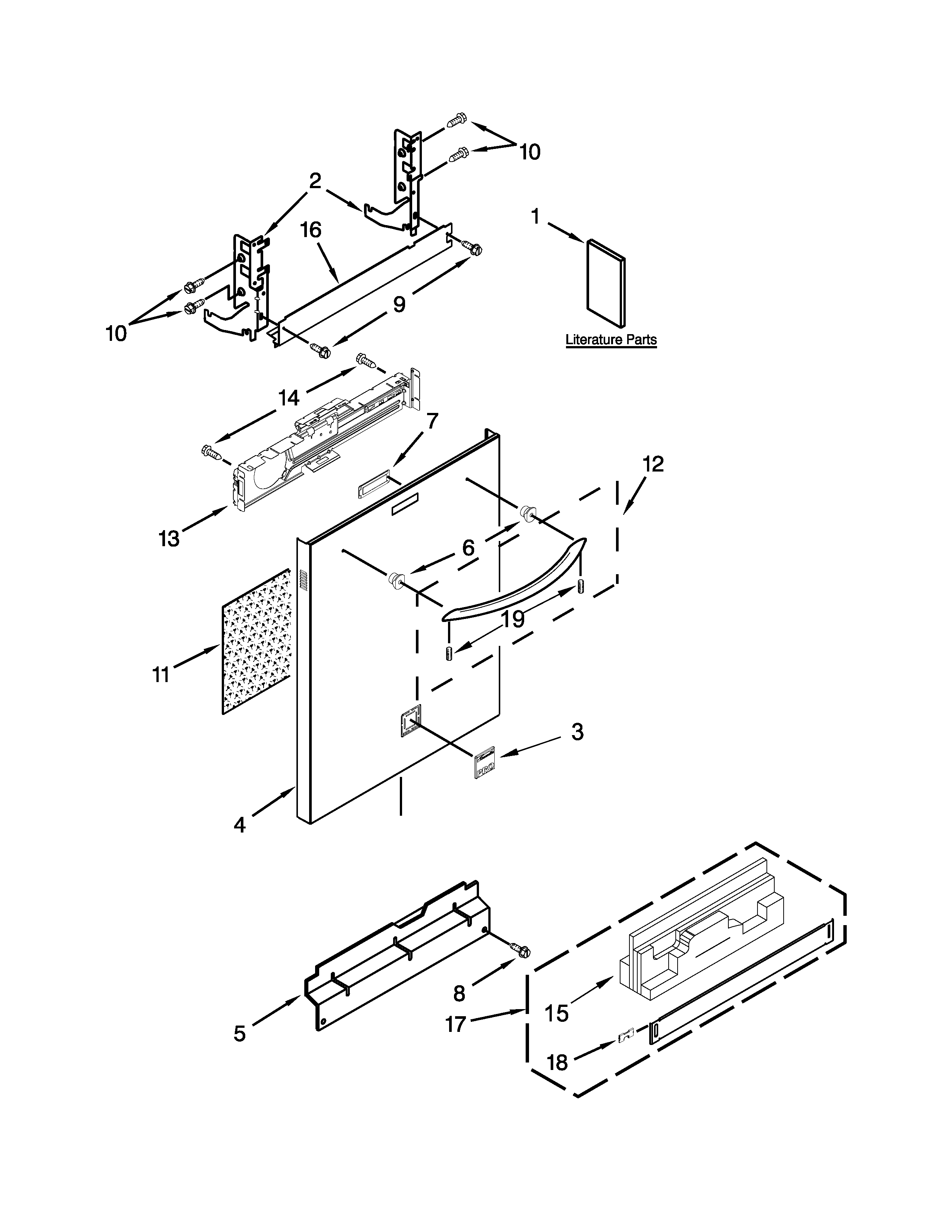 Door and panel parts
