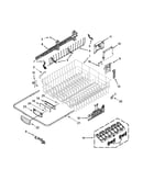 Upper rack and track parts