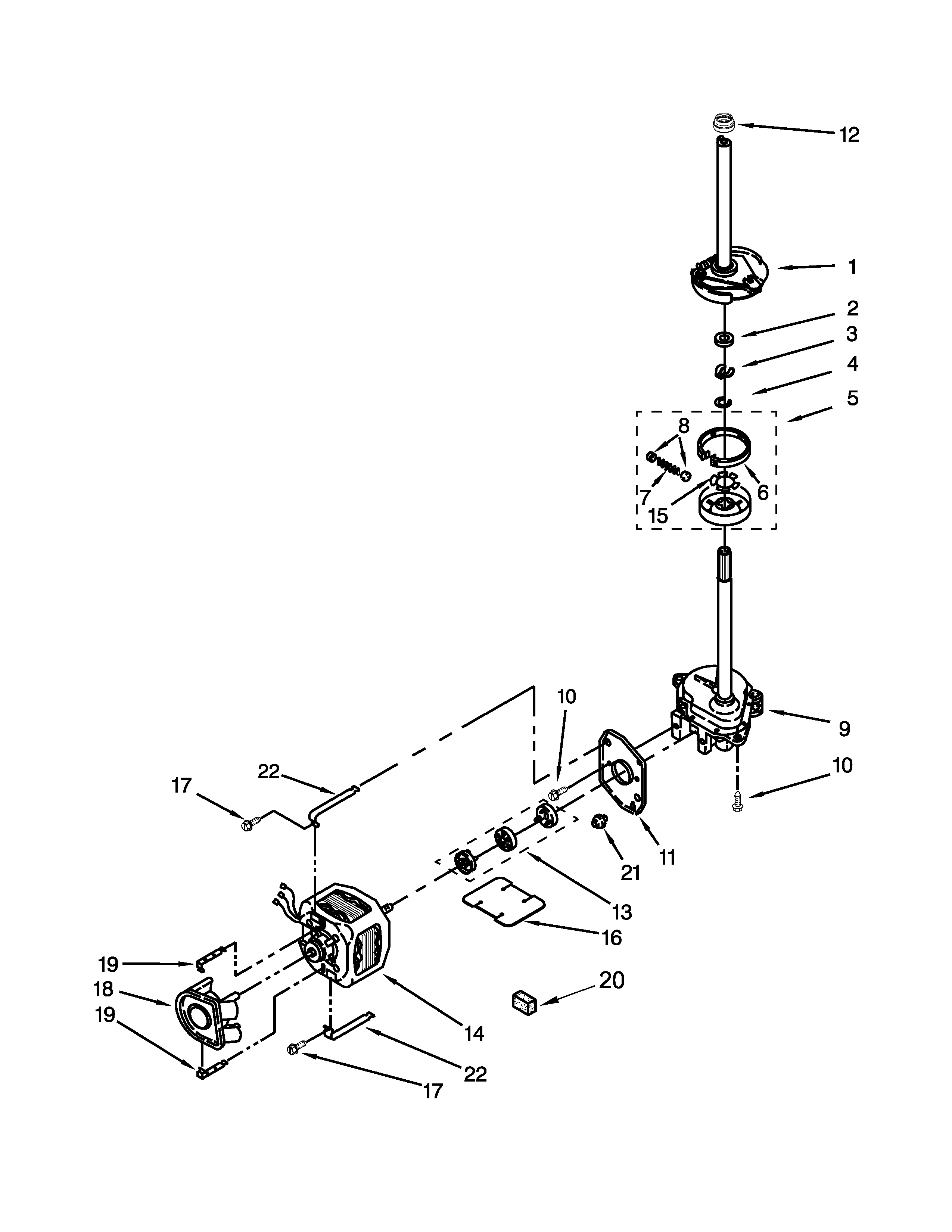 BRAKE,CLUTCH,GEARCASE,MOTOR AND PUMP PARTS